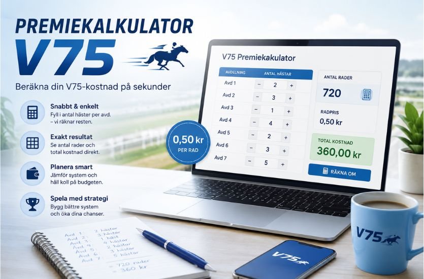 Premiekalkulator V75